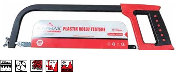 KAPMAX PLASTİK KOLLU TESTERE 1 KOLİ:48 ADET